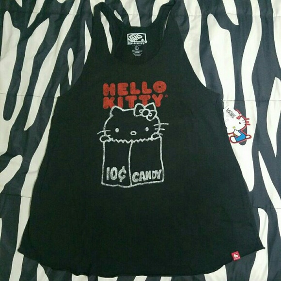 NWT Vans Hello Kitty racerback tank top tee shirt - Picture 3 of 3