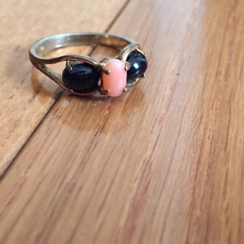 vintage pink & black