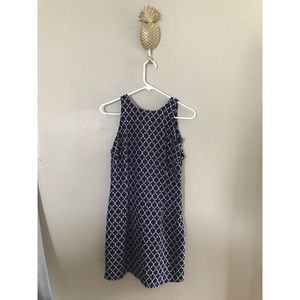 BB Dakota Navy Blue Patterned Dress