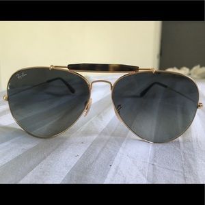 Ray-Ban RV 3029 Aviator Sunglasses With Brow Bar