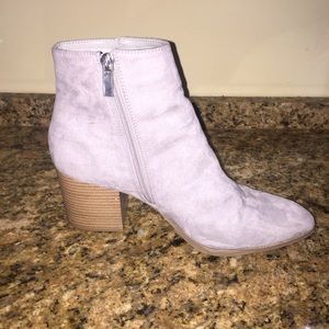 Gray Charlotte Russe Booties