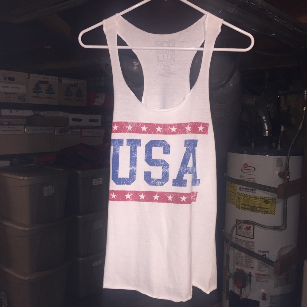 Racerback USA Tank
