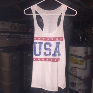 Racerback USA Tank