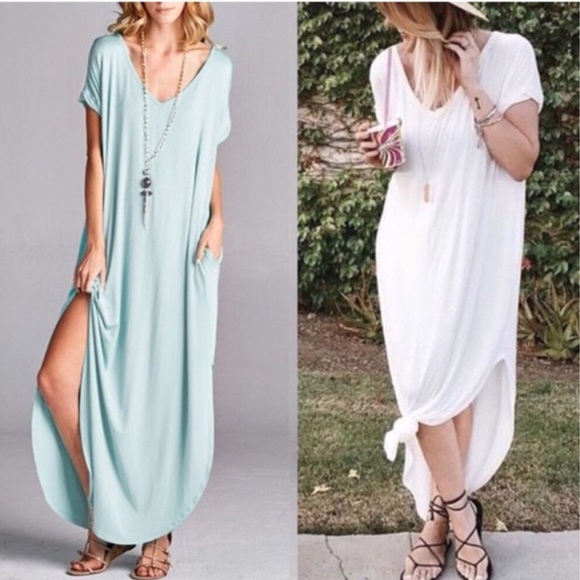 CHARLIZE solid boho dress - IVORY - Picture 3 of 3