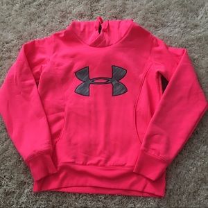 Breast cancer awareness under armour sweatshirt