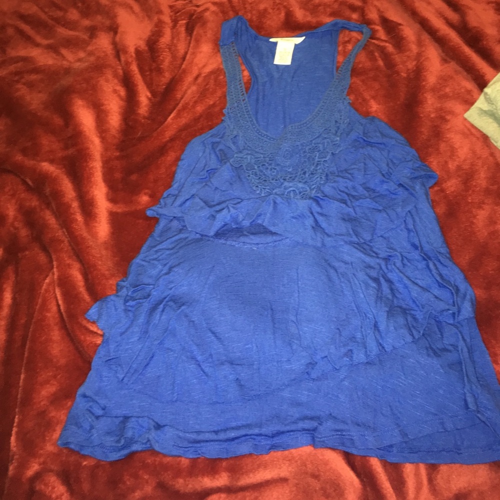 Blue tank top