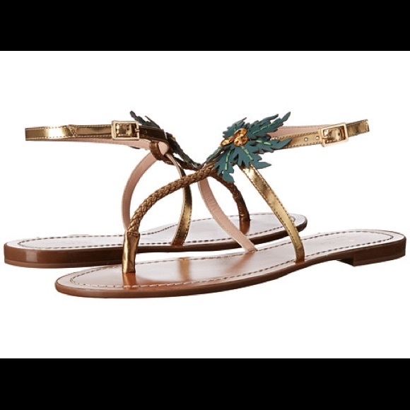 kate spade palm tree sandals