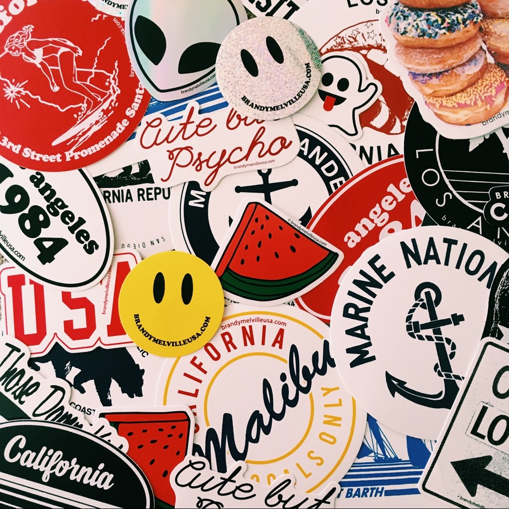 25 Brandy Melville Stickers