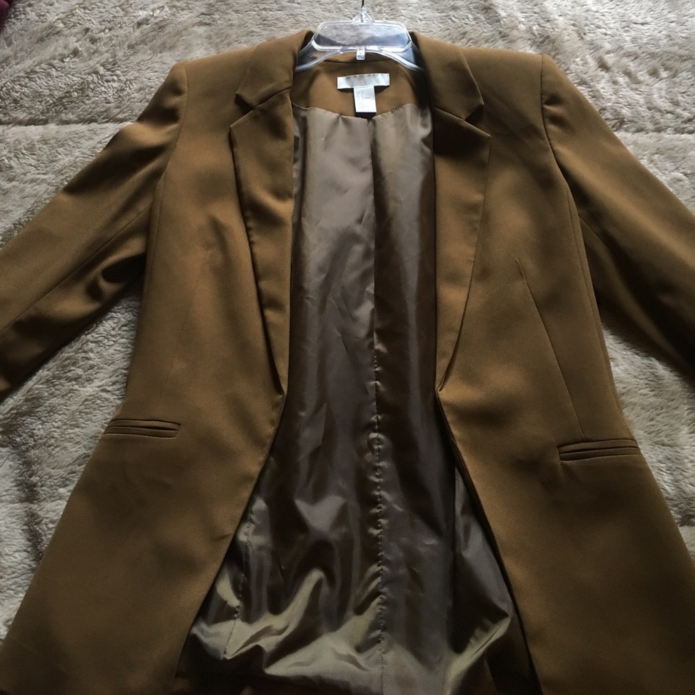 Off gold color blazer