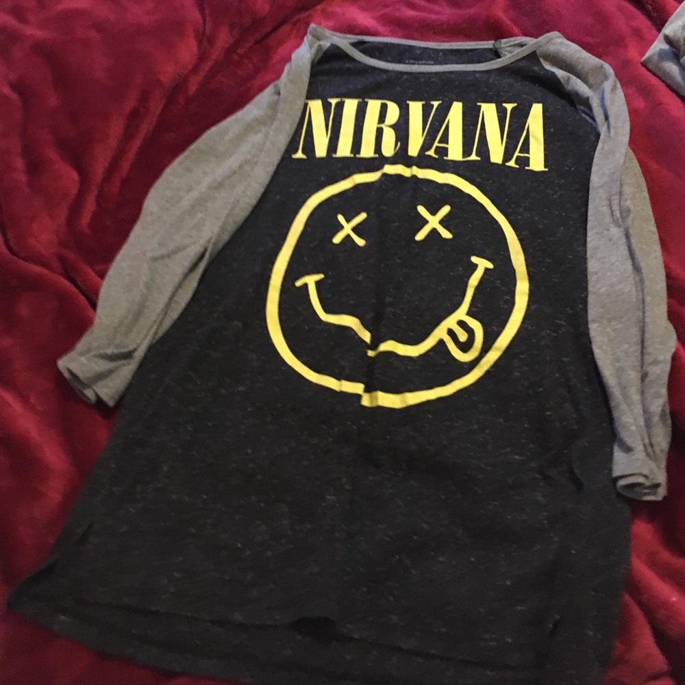 NIRVANA half sleeve t shirt!