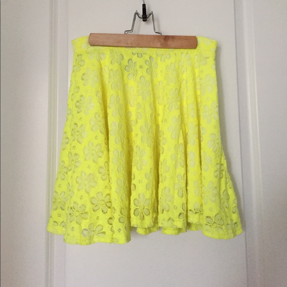 LF Neon Yellow Skirt