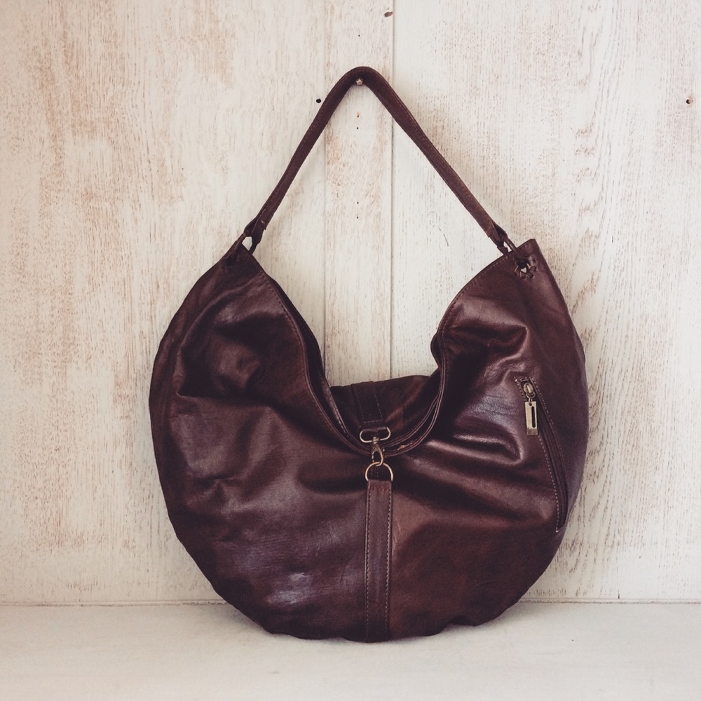 Valerie ~ Bohemian Leather Luna Oversized