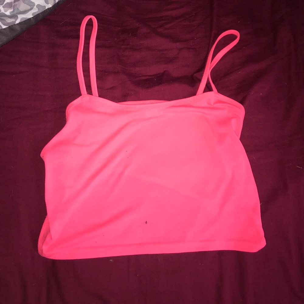 Pink crop top