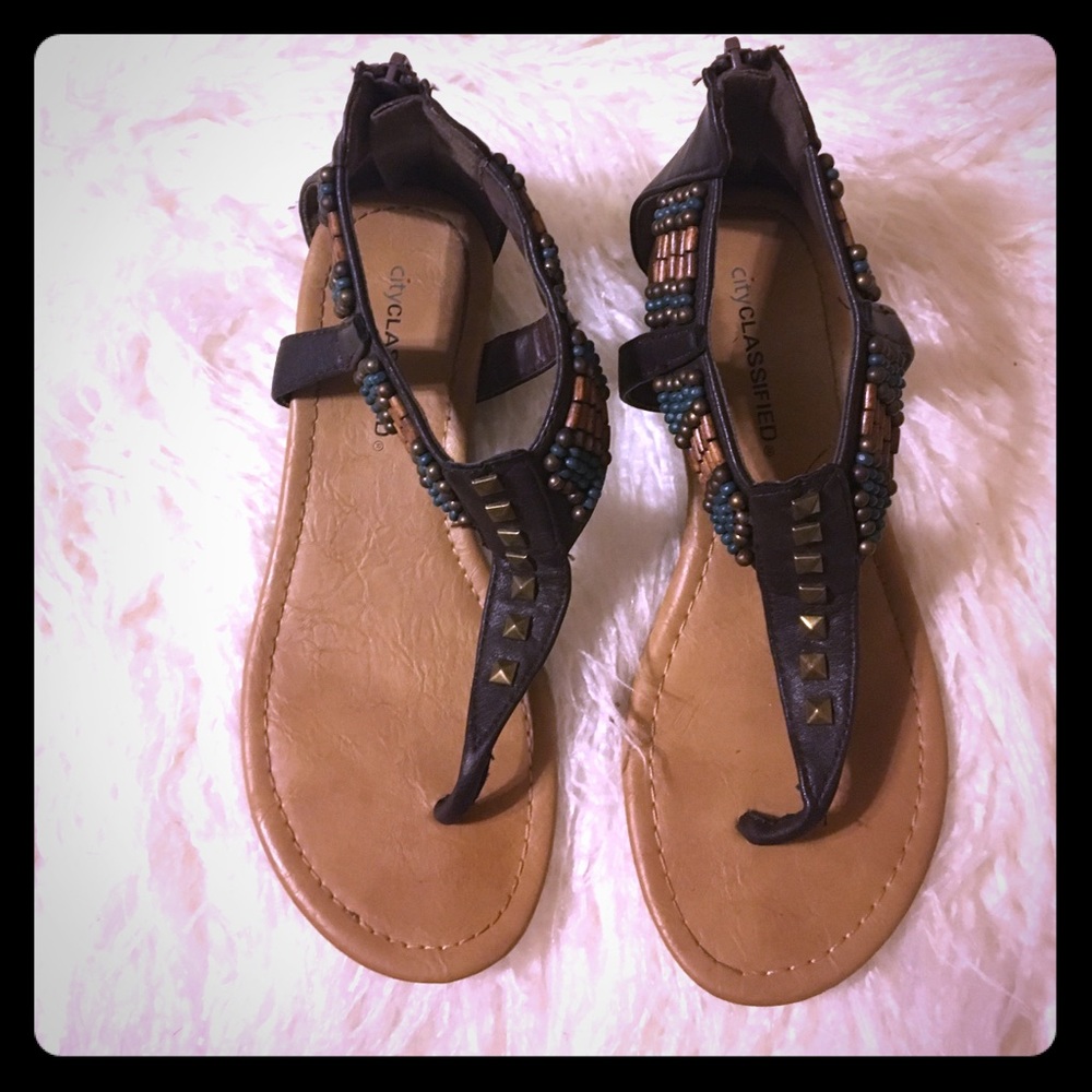 Brown sandals