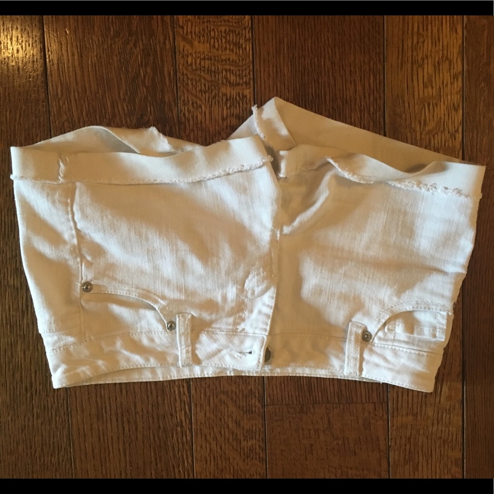 Size 3 white Jean shorts