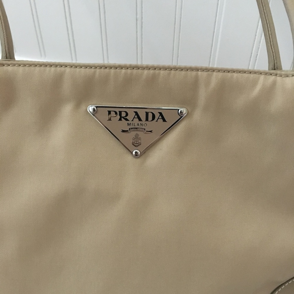 *SOLD* Prada Nylon Nude Bag - Picture 2 of 6