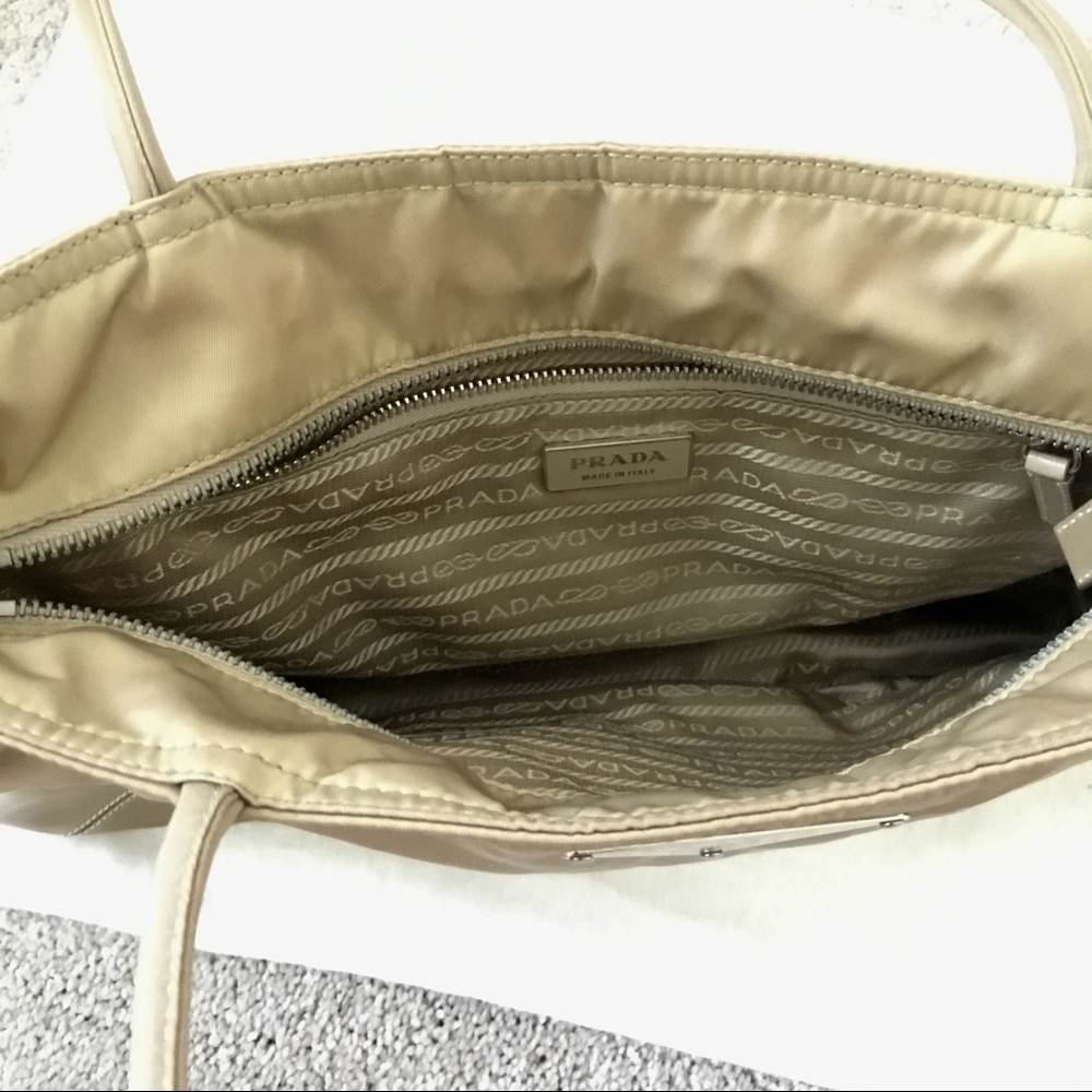 *SOLD* Prada Nylon Nude Bag - Picture 5 of 6