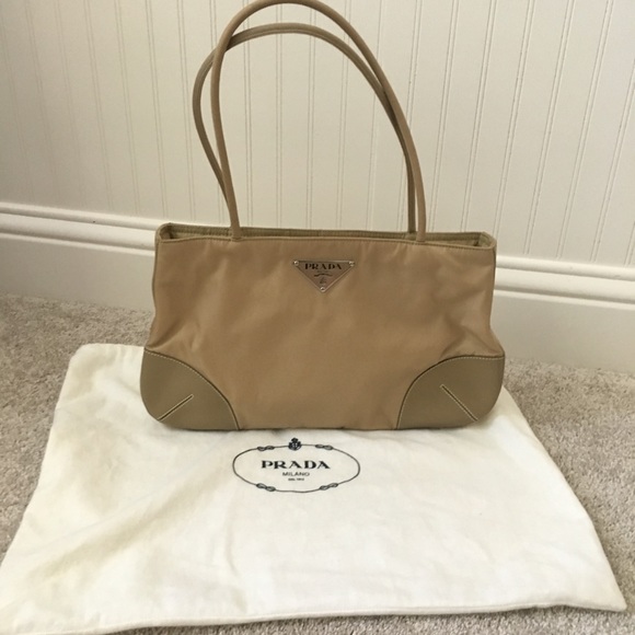 Prada Handbags - *SOLD* Prada Nylon Nude Bag