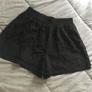 Woven Embroidered Shorts