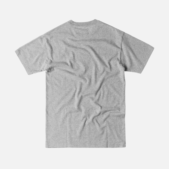 KITH FAKE FRIENDS SCRIPT TEEHEATHER GREY