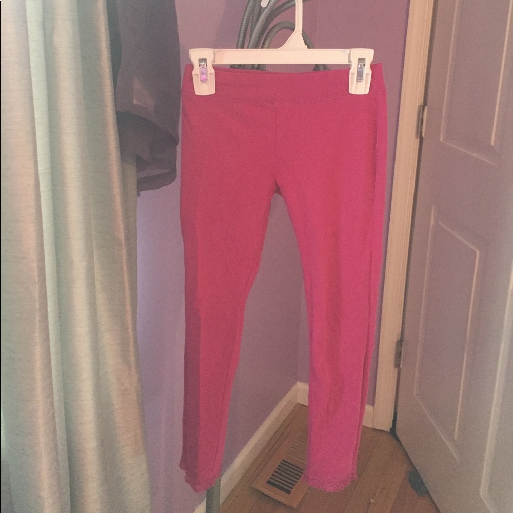 Kids pink leggings