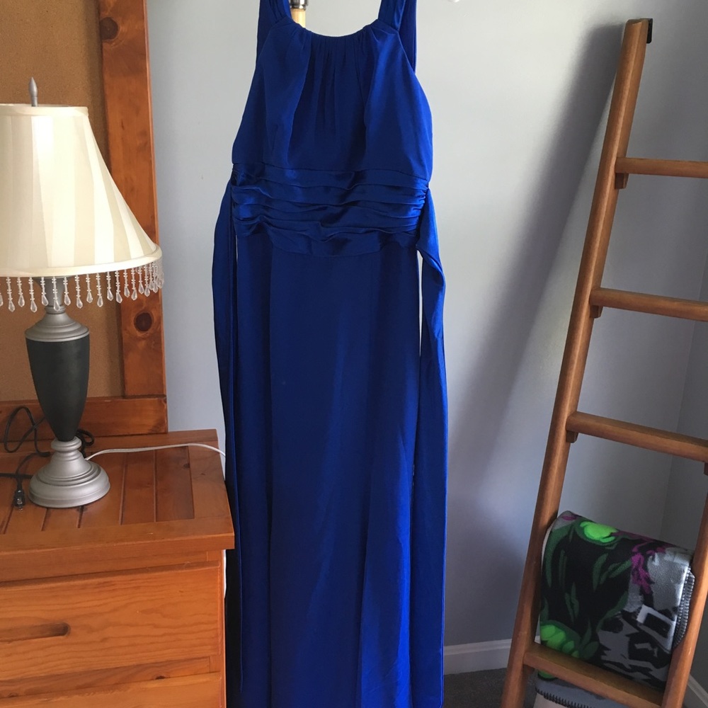 Royal blue formal dress