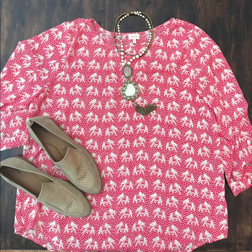 🌸 sold 🌸 Pixley from stitch fix elephant blouse