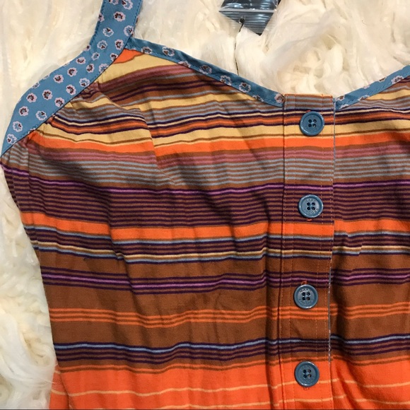 Marc Jacobs Chic Retro Floral & Striped Halter Top - Picture 3 of 4