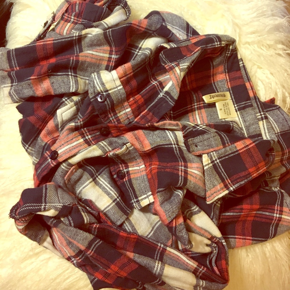 Plaid Button-Up