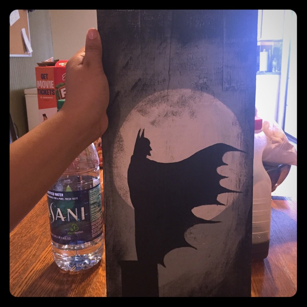 Batman Frame freehand art. By me.