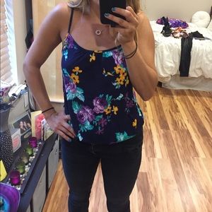 Floral tank top