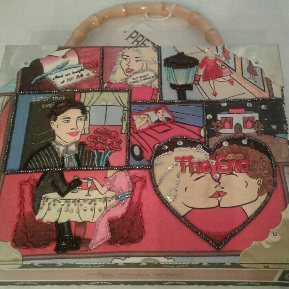 Prezzo NWT  hand bag cigar box