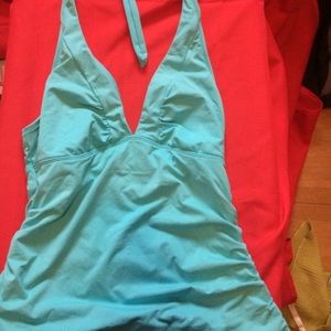Athleta halter swim top