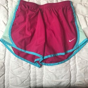 Pink and Blue kids Nike shorts