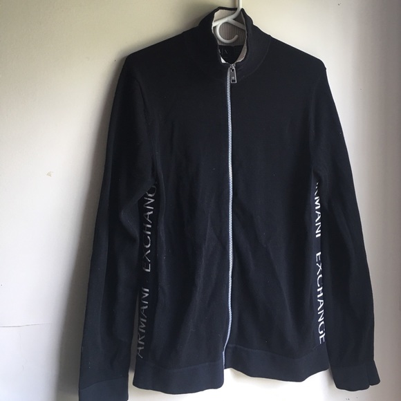 Men's Armani Exchange Turtle Neck Zip Up - Picture 1 of 3