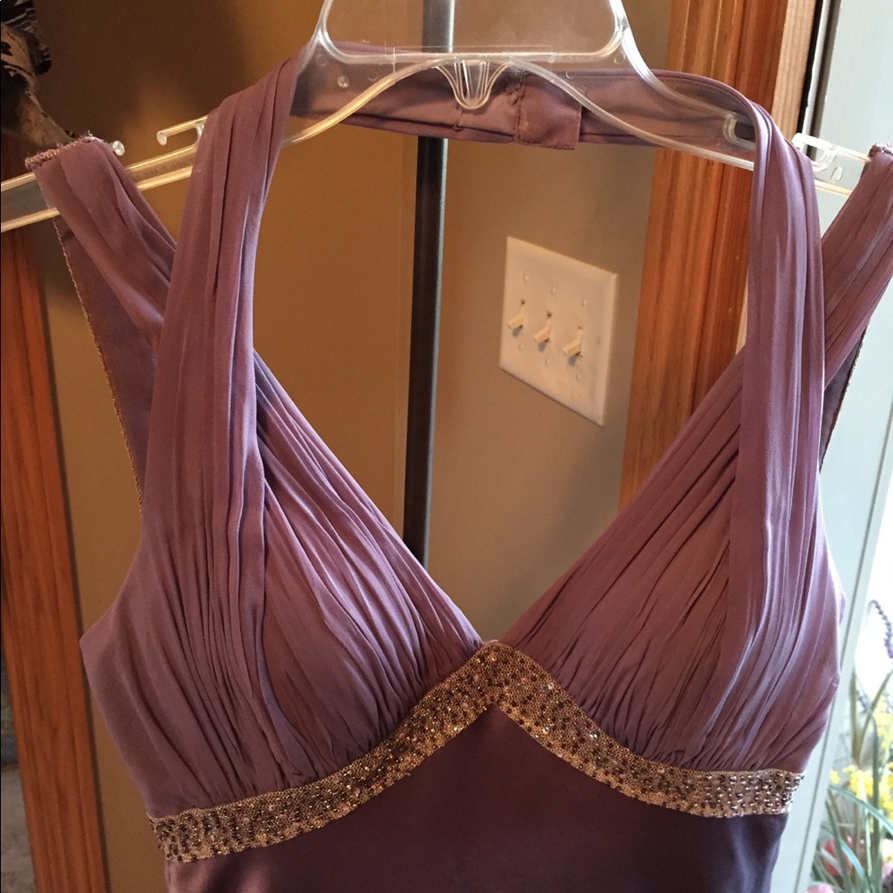Purple dress sz 8 Adrianna Papell