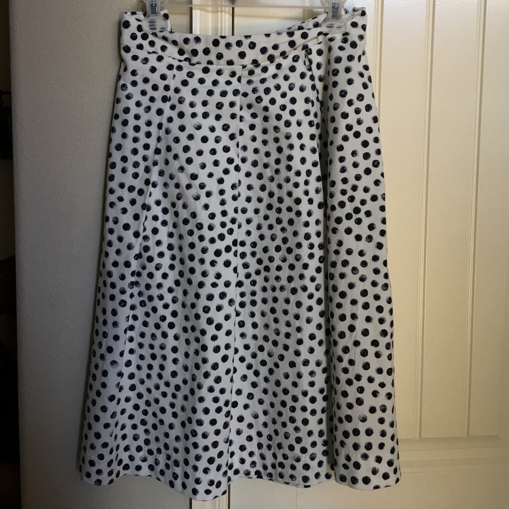 Polka dot skirt. WhoWhatWear