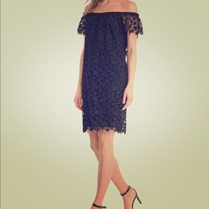 Ralph Lauren OTS black lace dress