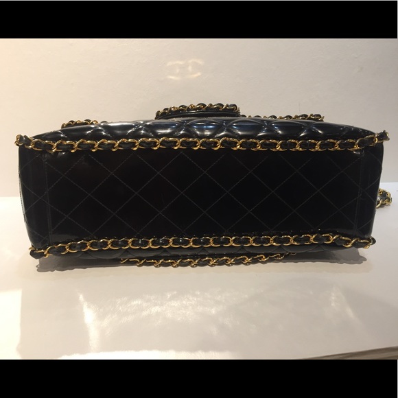 🚫SOLD🚫Authentic Vintage Chanel black chain bag - Picture 4 of 6