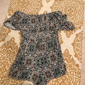 Off the shoulder romper