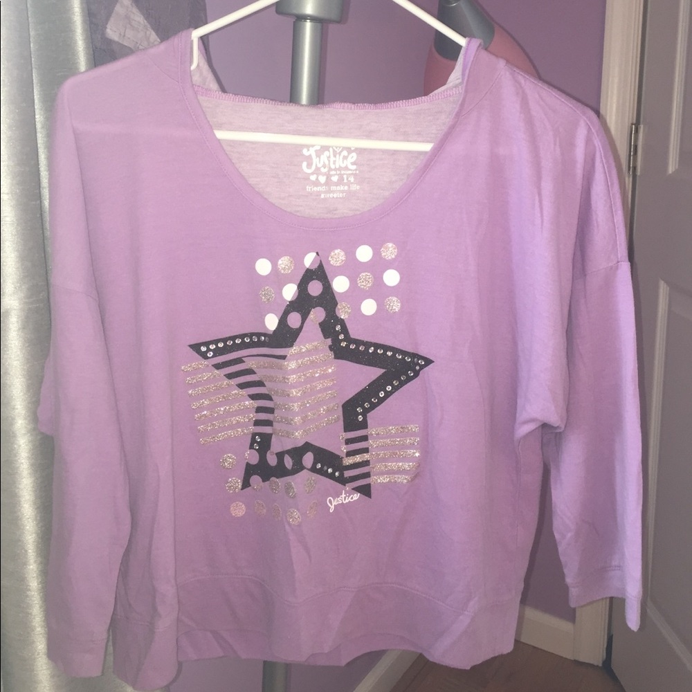 Long sleeve justice shirt!!