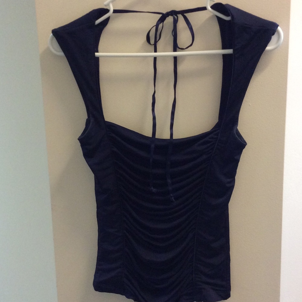 Navy top Bebe LAST CHANCE removing listing tonight