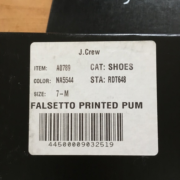 🔹NIB!🔹Jcrew Black and White Falsetto Pump - Picture 3 of 7