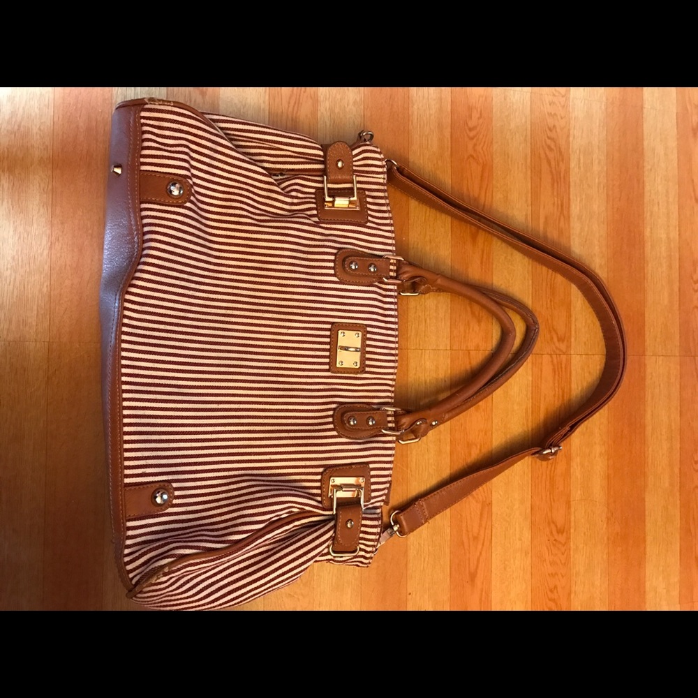 Stripe Hand Bag