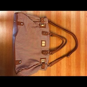 Stripe Hand Bag