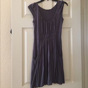 Grey bubble dress with pockets