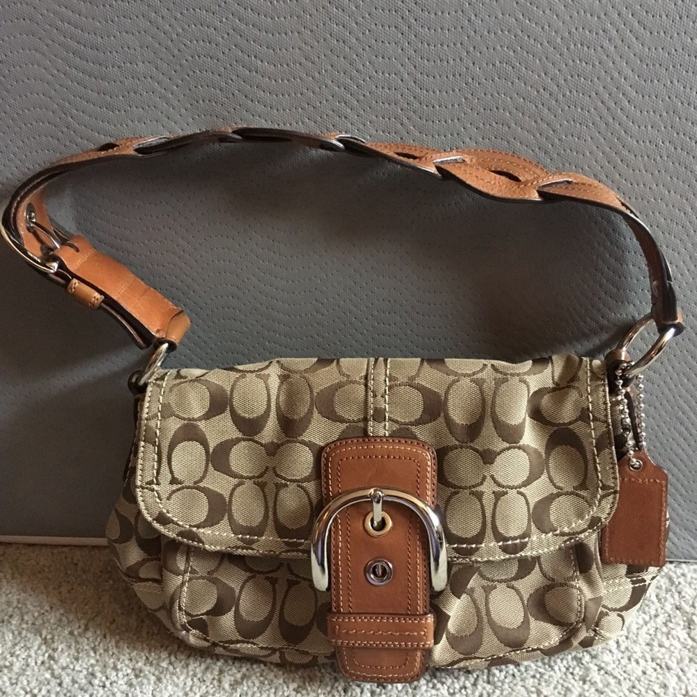 Coach signature handbag