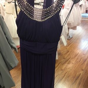 Prom or bridesmaids purple gowns