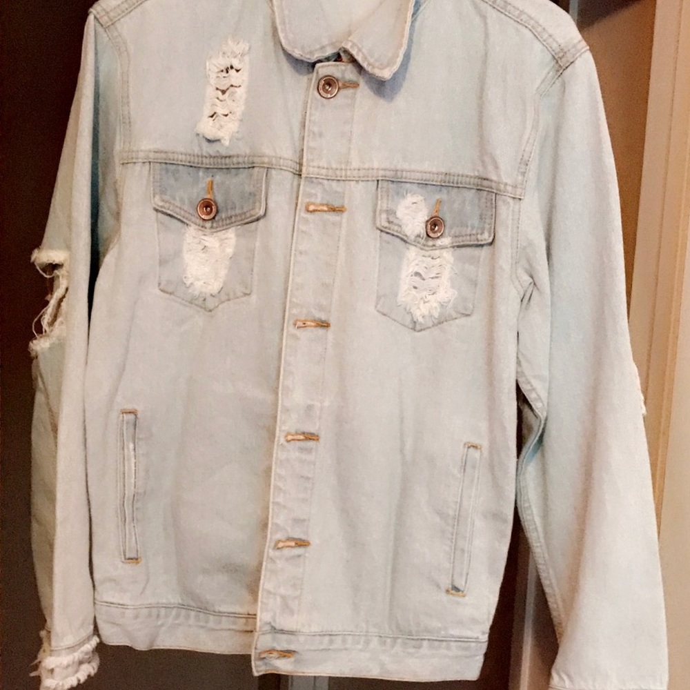 The life of Pablo denim jacket ( custom made )