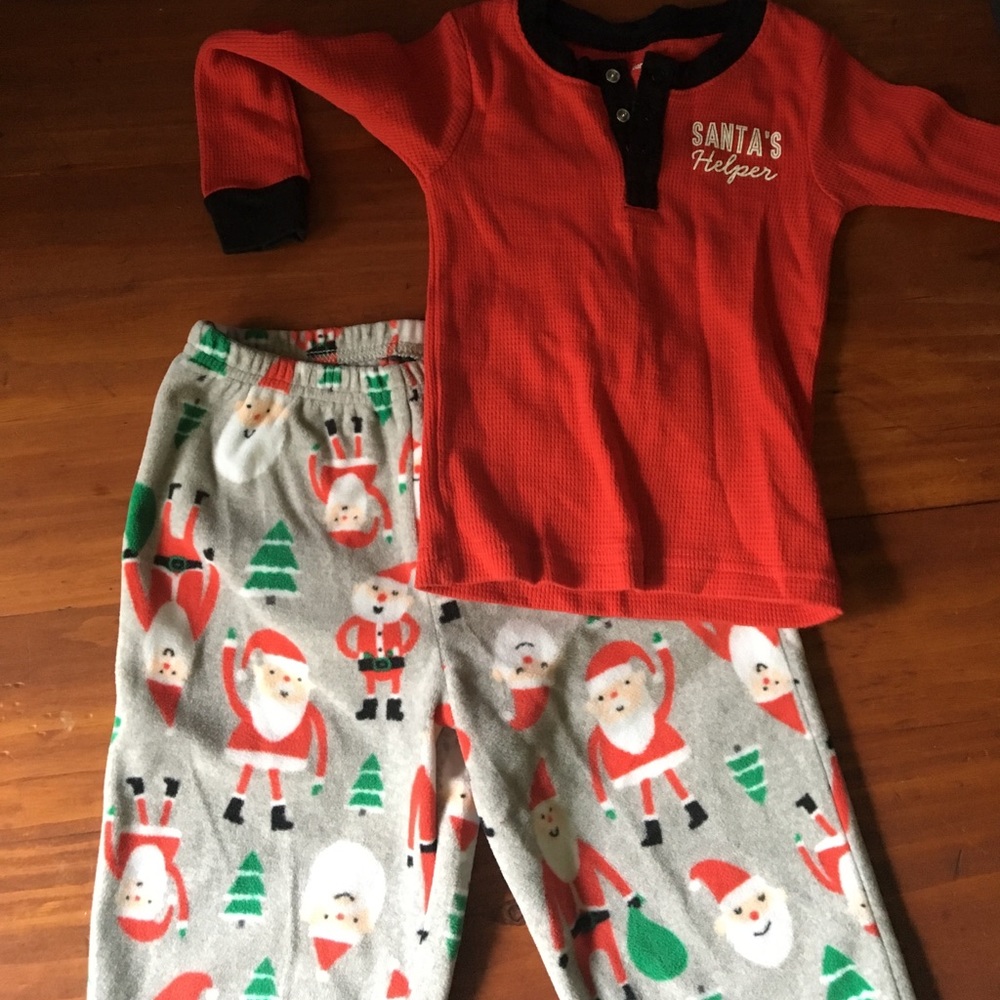 Carters Christmas pjs set